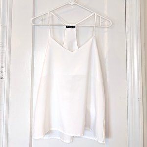 Pristine White White Silky Cami